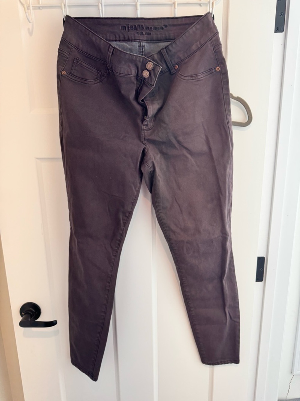 Maurices Dark Washed Black Womens Jeans